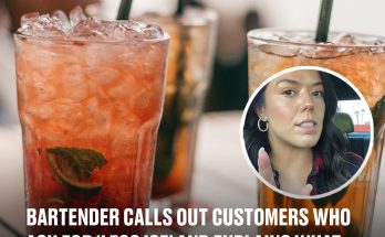 Bartender calls out customers who ask for 'less ice' and explains what you're really getting instead