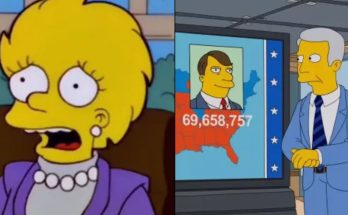 The Simpsons fans convinced show predicted US 2024 election map with uncanny accuracy 20 years ago